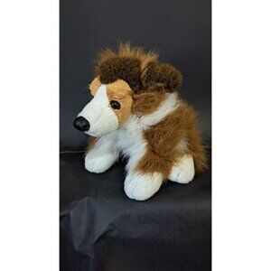 Ganz Webkinz Collie 8" Plush Dog HM149 Retired Stuffed Animal No Code Pre-owned‎